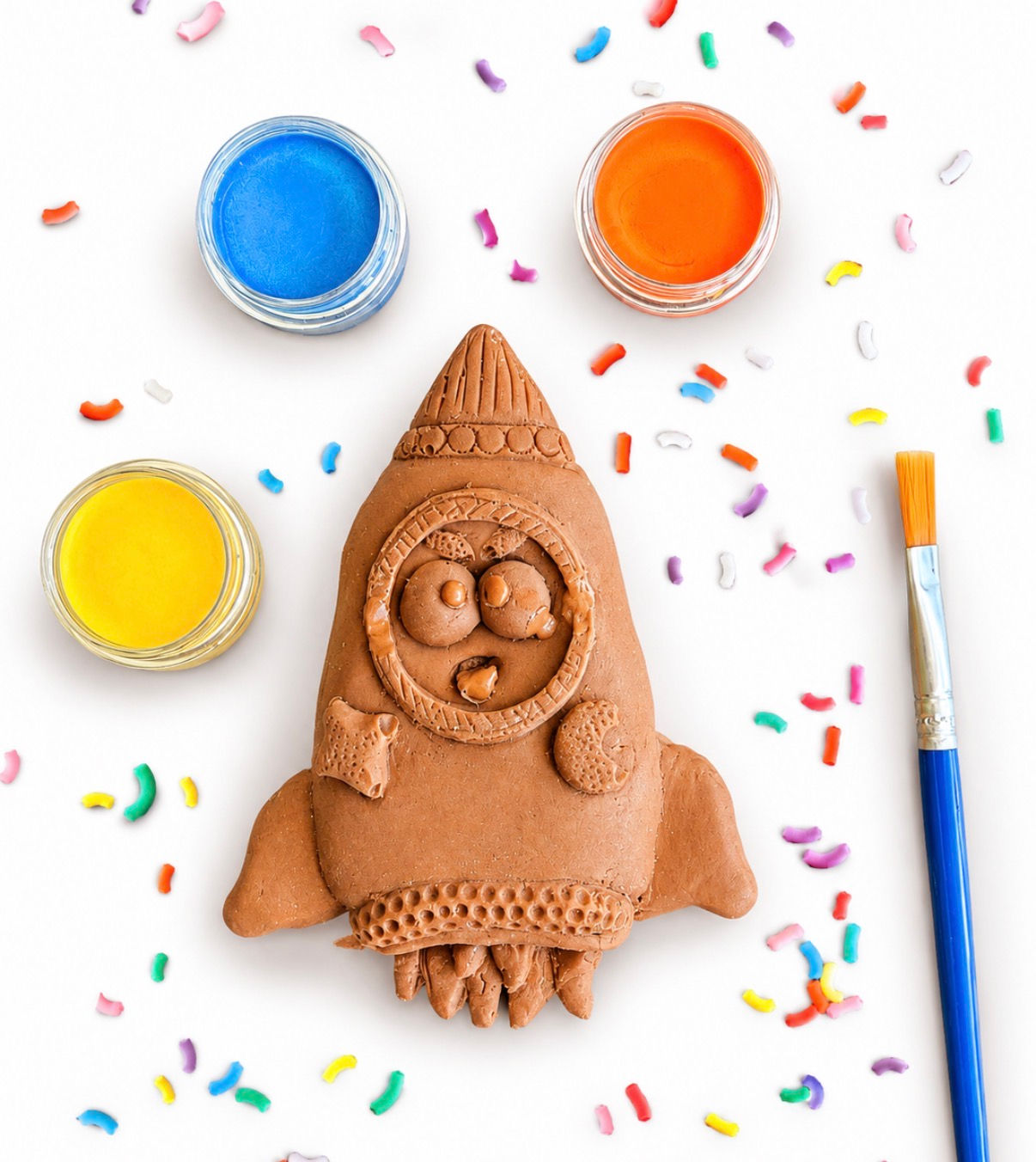Chocolate Rocket Mini Paint'n' Create Kit - Creative Party Bag Gift