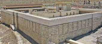 A reconstruction of the Second Temple, the temple at the time of Jesus Christ.