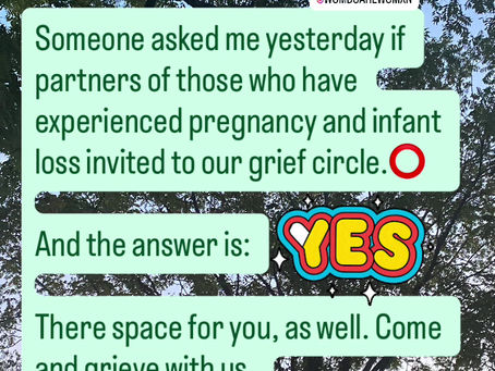 Are Partners of Pregnancy & Infant Loss Invited to the Grief Circle?