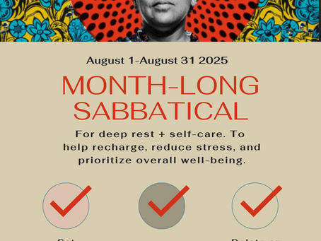 On Sabbatical ✨