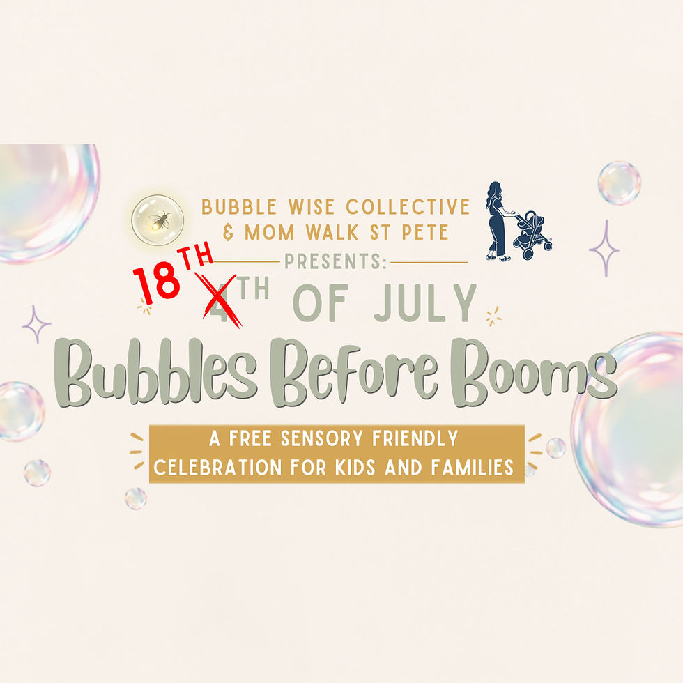 RESCHEDULE: Bubbles Before Booms - Free July Bubble Event