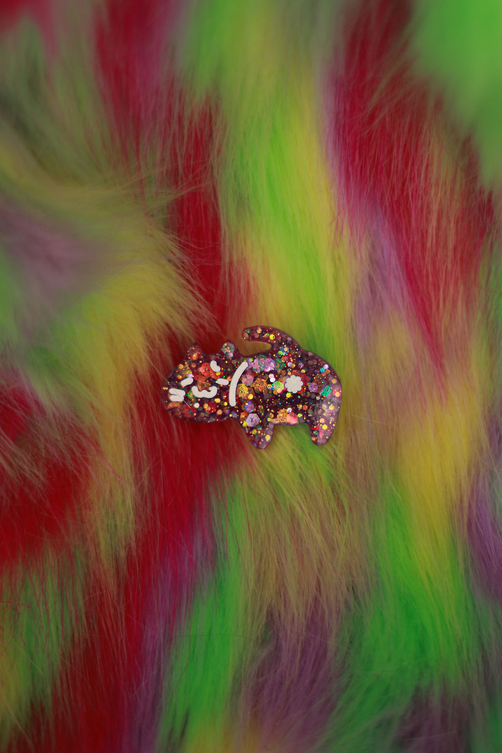 Miniature : Broche phospho' "Ce ptit troudballe"