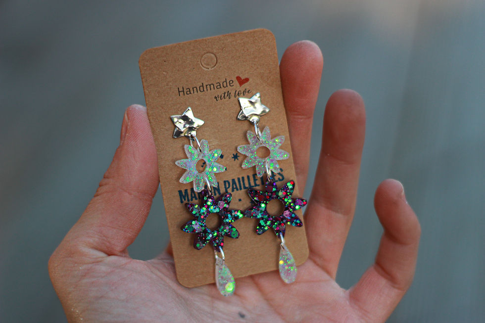 Boucles phospho' "La bonne grenadine"