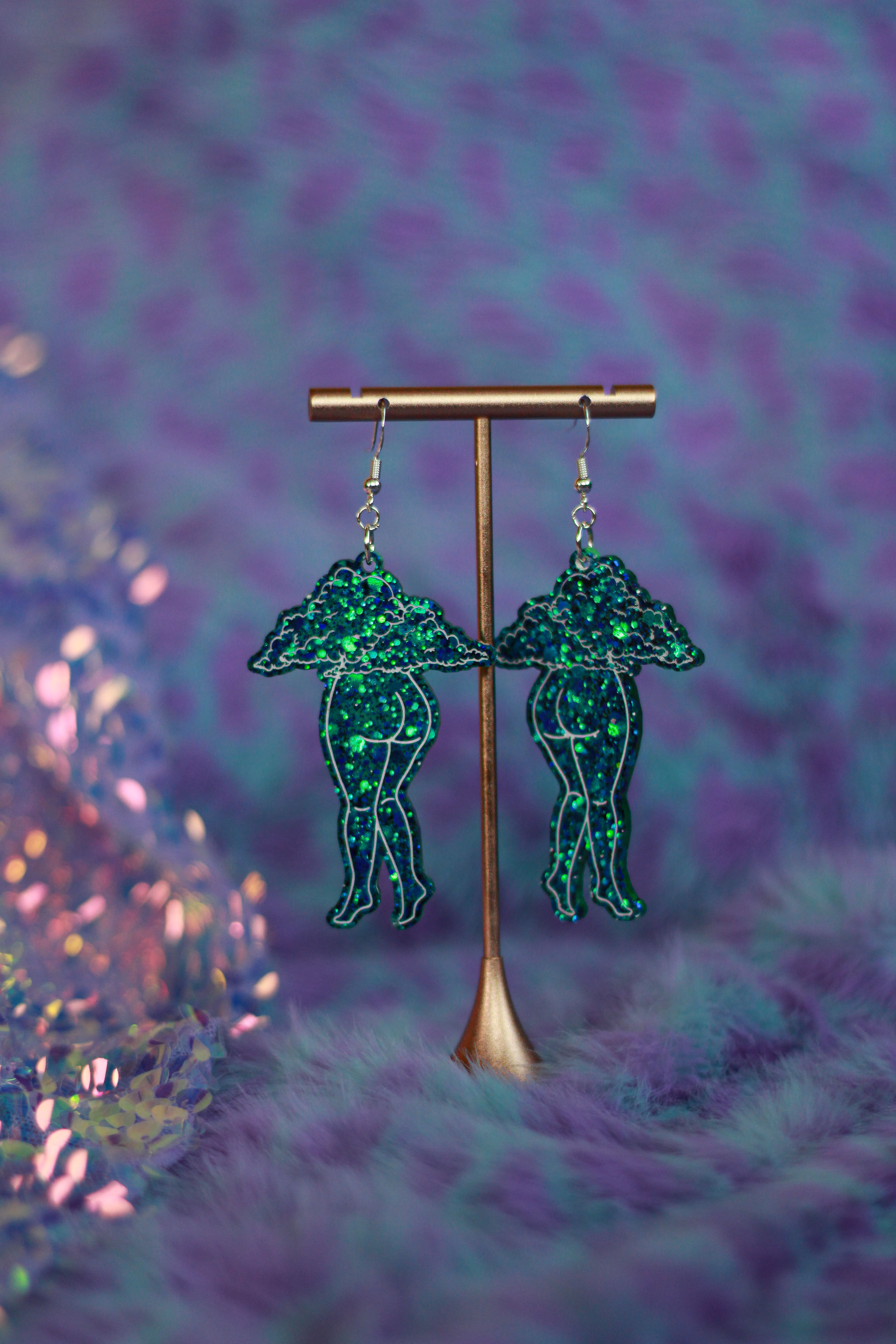 Boucles phospho' "Cloudy-boule"