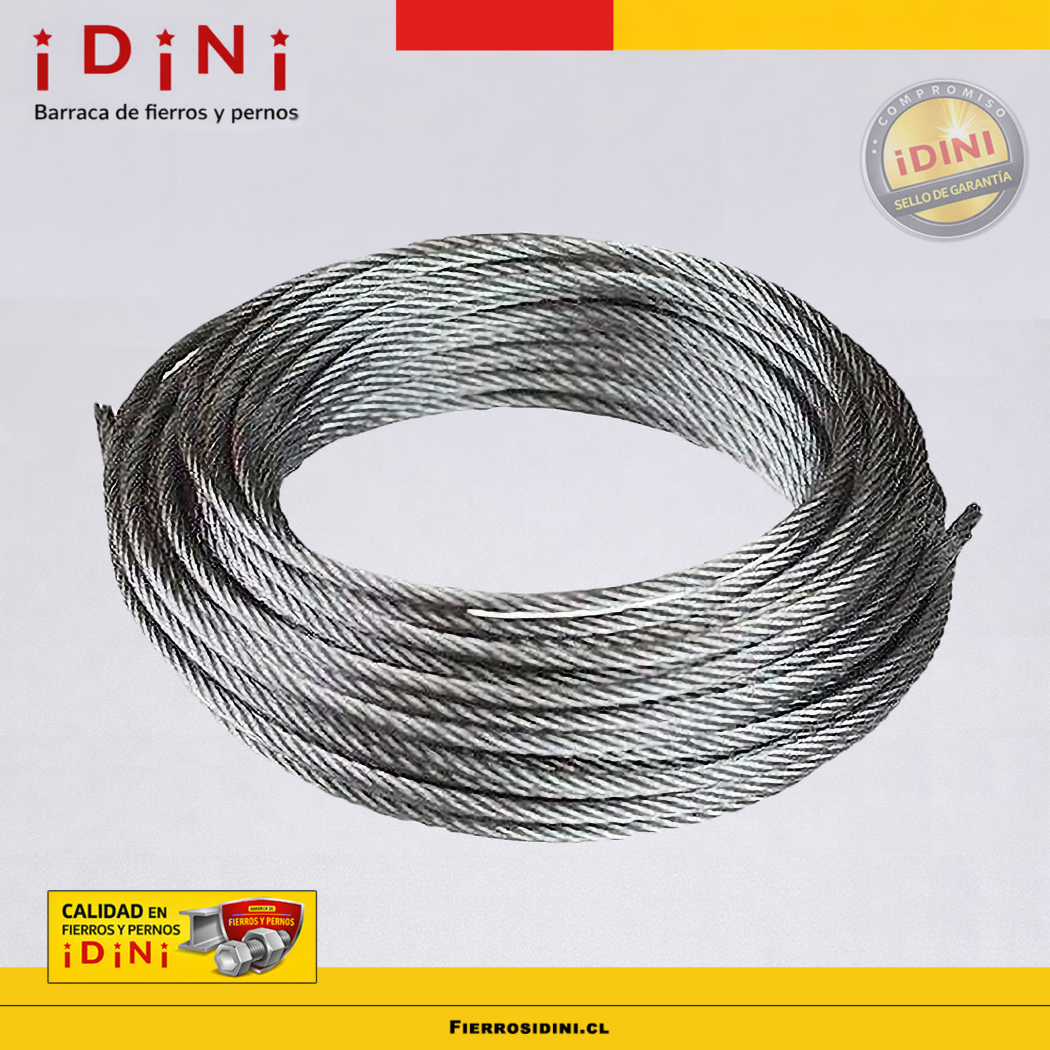 MT CABLE ACERO REV. PVC 3/32-1/8