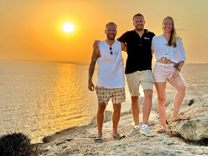 Daniel Kistler, Joel Keller und Tamara Zweifel vom Cyprus Diving Centre - tauchen auf Zypern