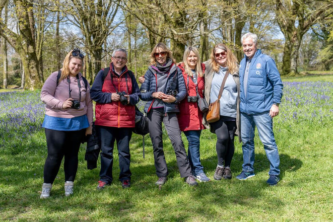 A student learning landscape photography on a Devon photography workshop with Gary Holpin Photography