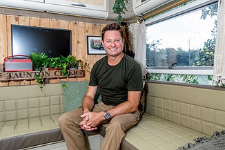 George Clarke on the set of Channel 4 TV's Amazing Spaces