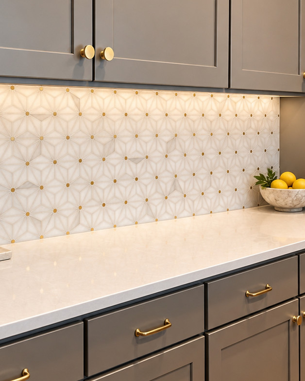 Backsplash installation by Pax Home Solutions