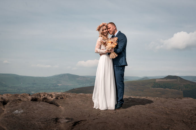 Experience the magic of a Peak District wedding through the lens of Liva Paseka Photography.