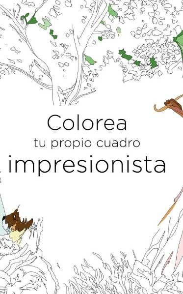 COLOREA TU PROPIO CUADRO IMPRESIONISTA