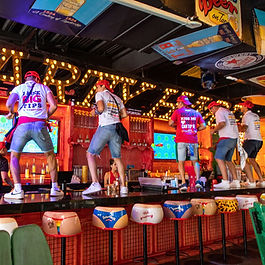 Señor Frog’s restaurant and party venue on Fifth Avenue in Playa del Carmen