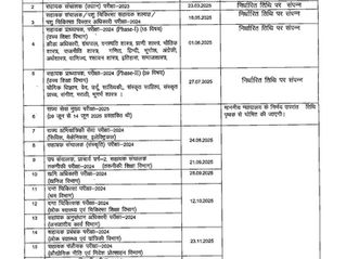 MPPSC Calendar revised