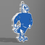 Thumbnail: Eagle Mascot Necklace Badge - Files Only