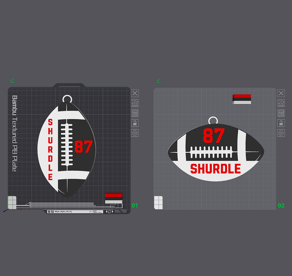 Thumbnail: Football Editable Badge - Files Only