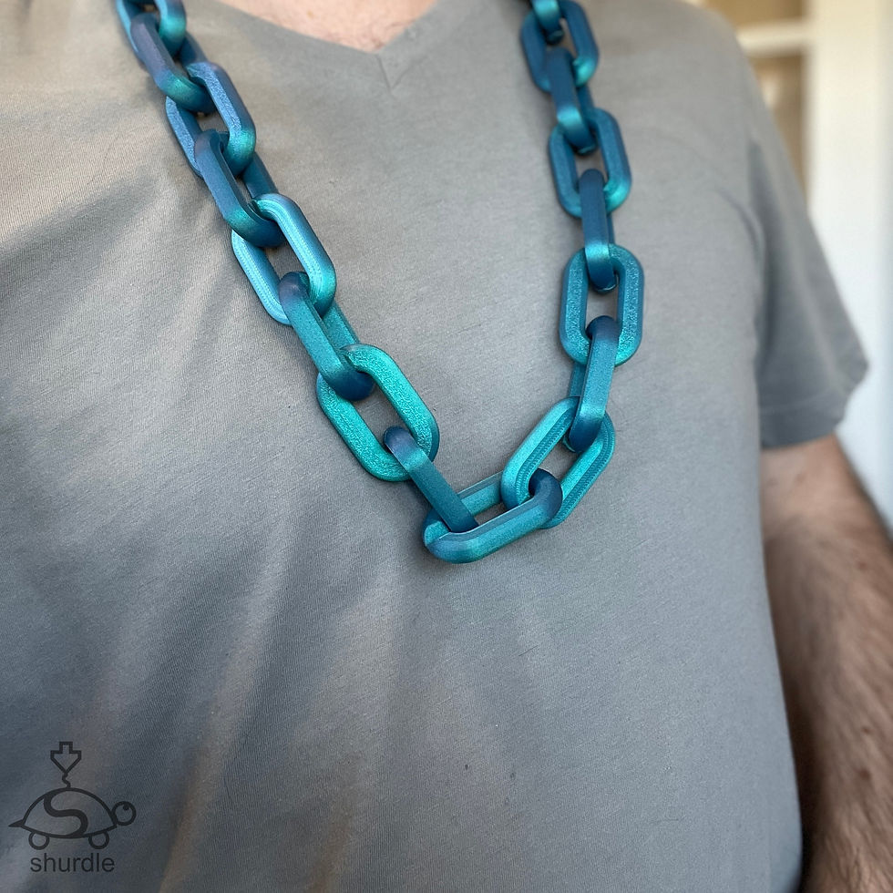 Thumbnail: Necklace Badge Chain Links - Files Only