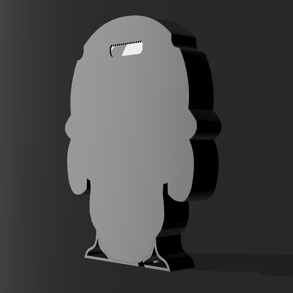 Thumbnail: Volde Skull with Helmet Light Box - Files Only