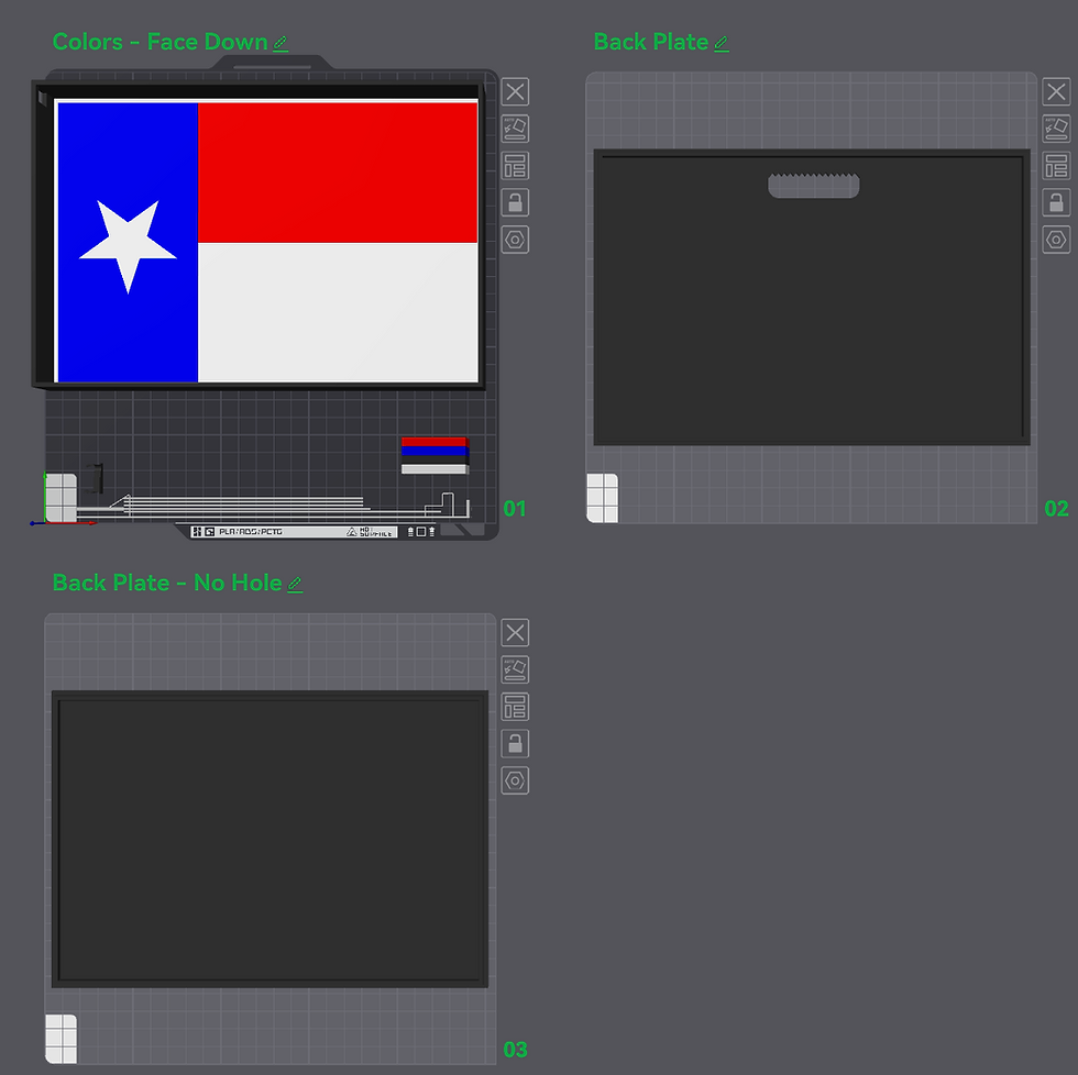 Thumbnail: Texas State Flag Light Box - Files Only