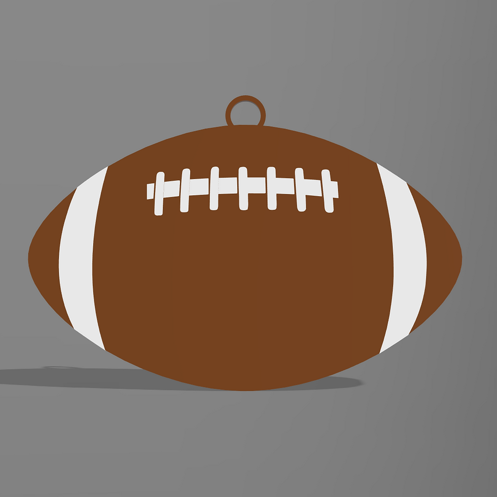 Thumbnail: Football Generic Necklace Badge - Files Only