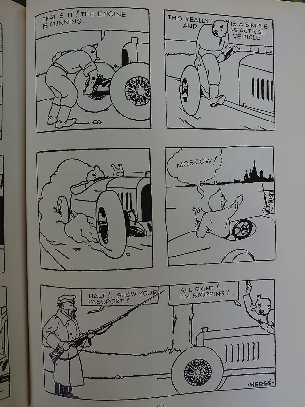 縮圖：Tintin in the Land of the Soviets (Hergé)