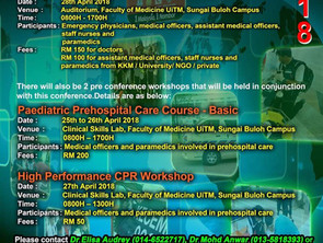4th Sungai Buloh Pre Hospital Care Conference