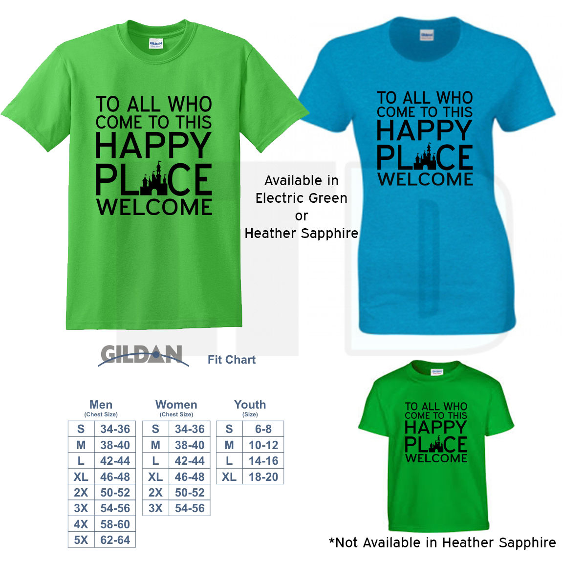 Happy Place Youth Tees
