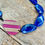 Thumbnail: Marbled Blue & Pink Stripe Necklace
