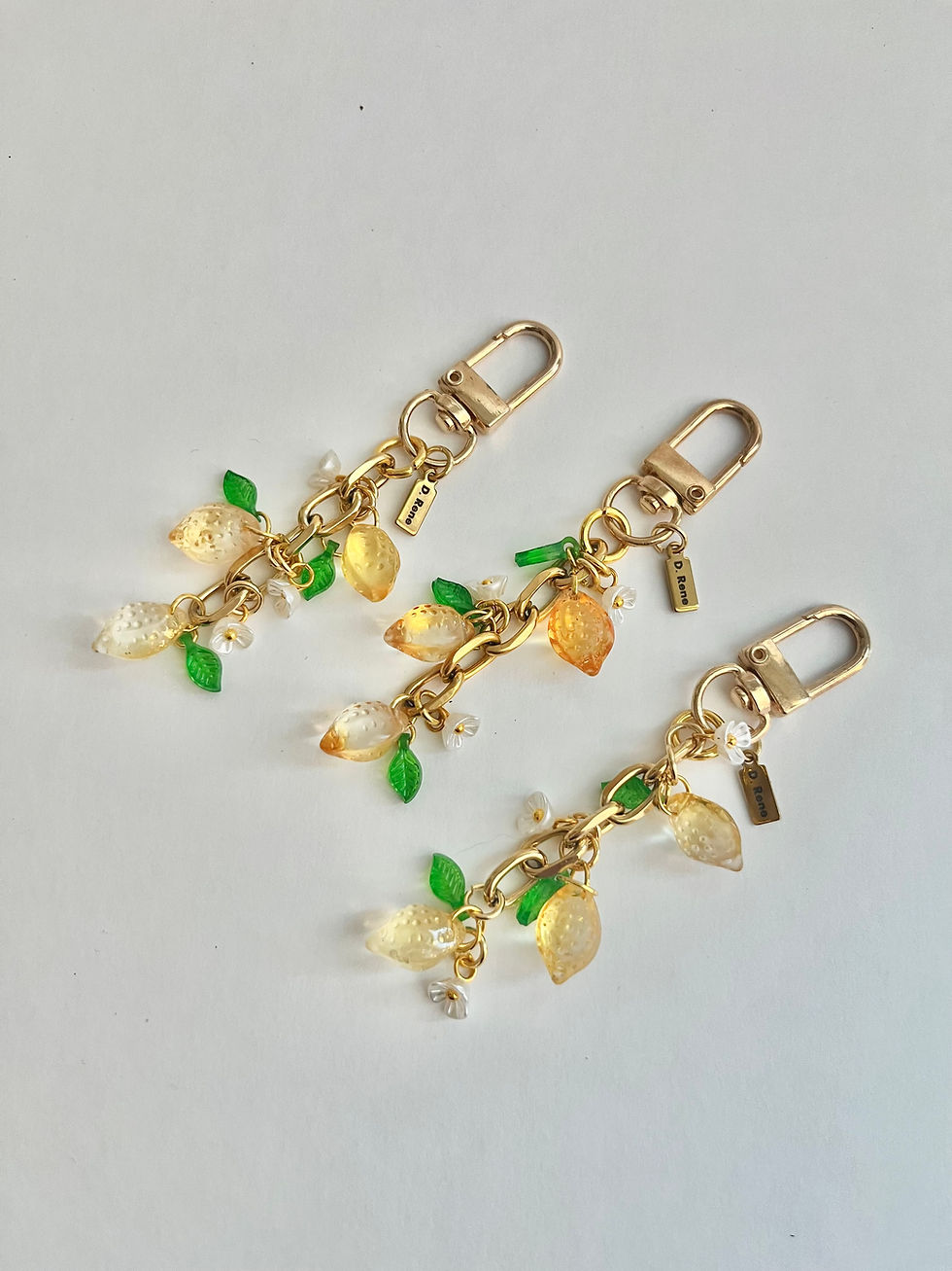 Thumbnail: Glass Lemon Bag Charm