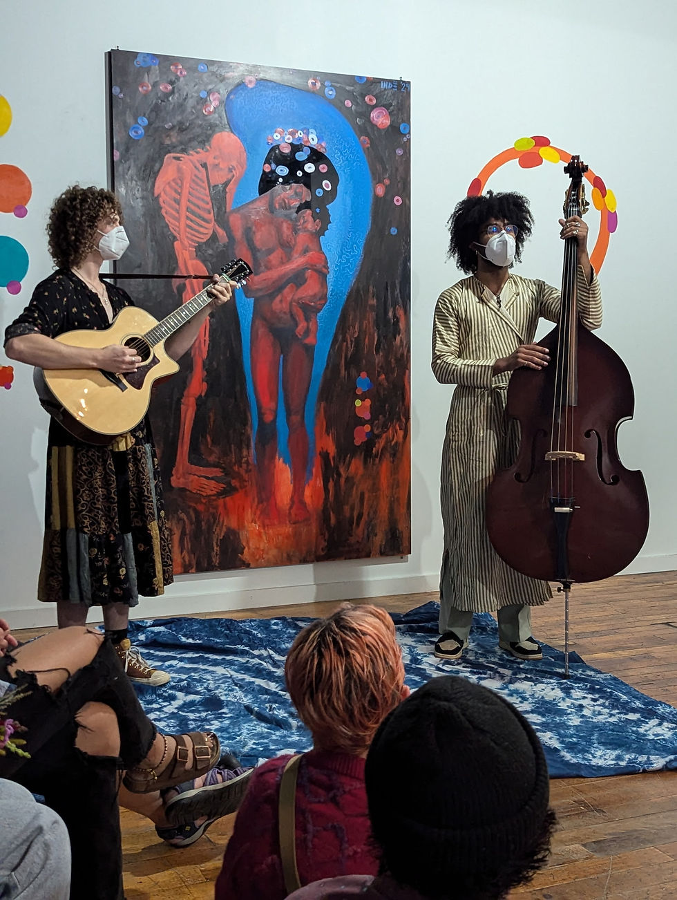 Indë and Hazel at Hampshire Pride