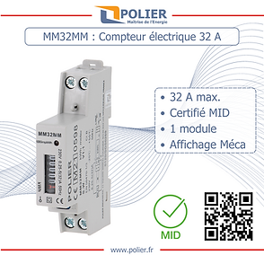 MM32MM Compteur électrique POLIER