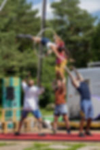 Spectacle de cirque, Éphémère, par Vague de Cirque