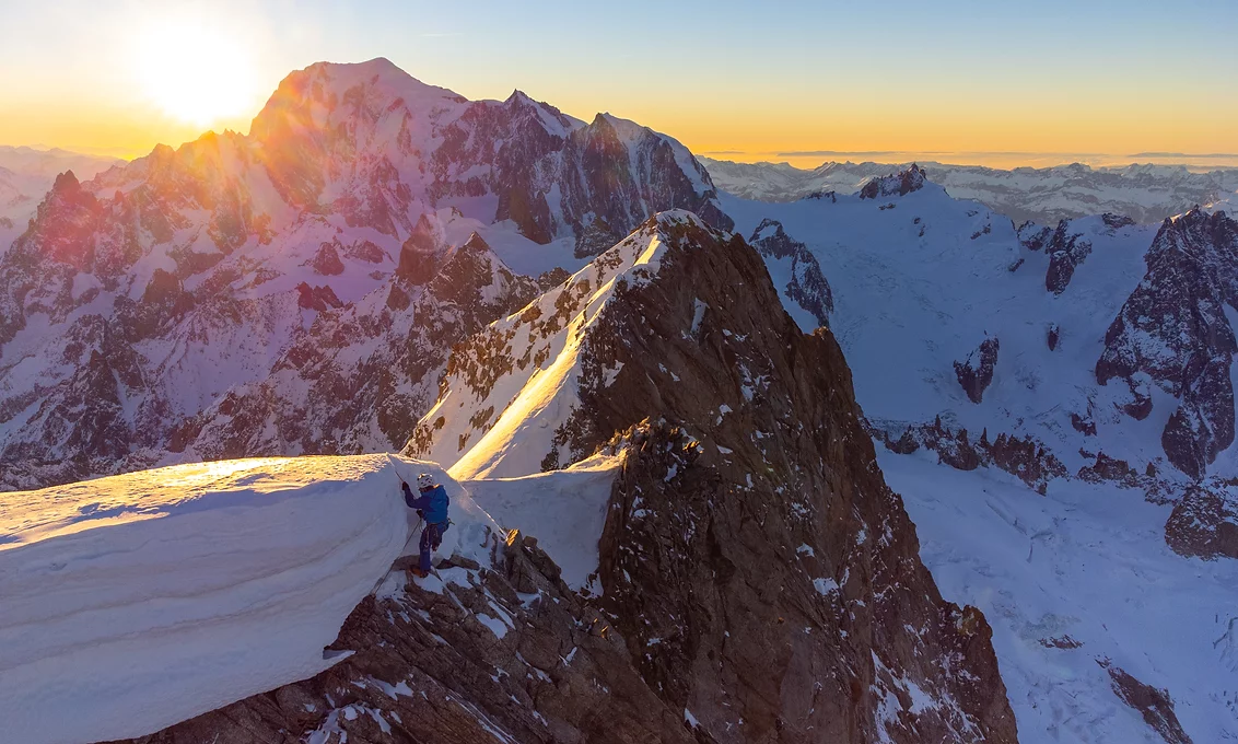 Charles Dubouloz va sortir de Rolling Stones au sommet des Grandes Jorasses le 18 janvier