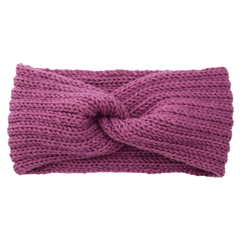 Miniatura: AWAYTR Knitted Knot Cross Headband for Women Autumn Winter Girls Hair Accessorie