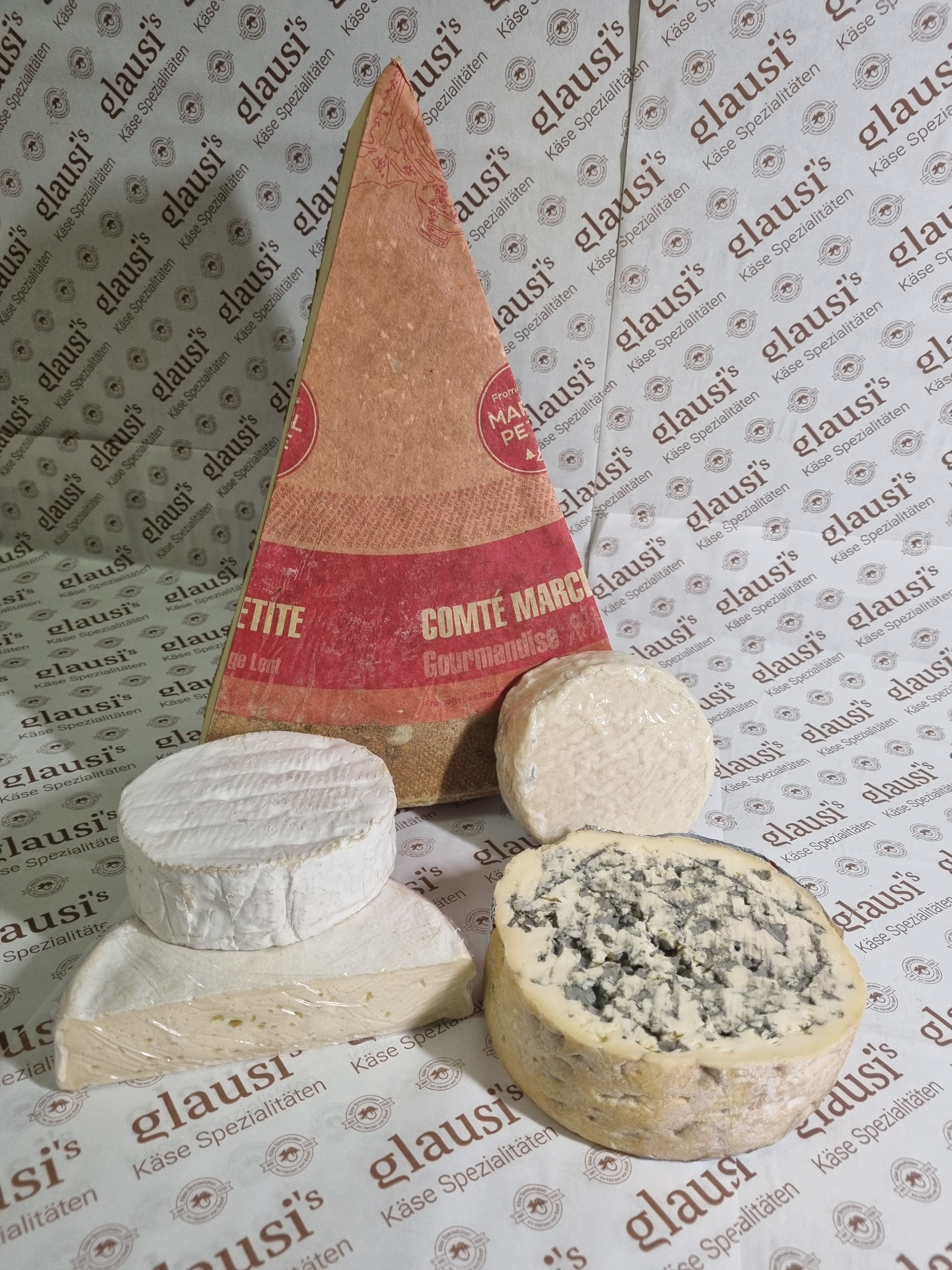 Glausi's Käse Box – Le Français (env. 1 kg de fromage)