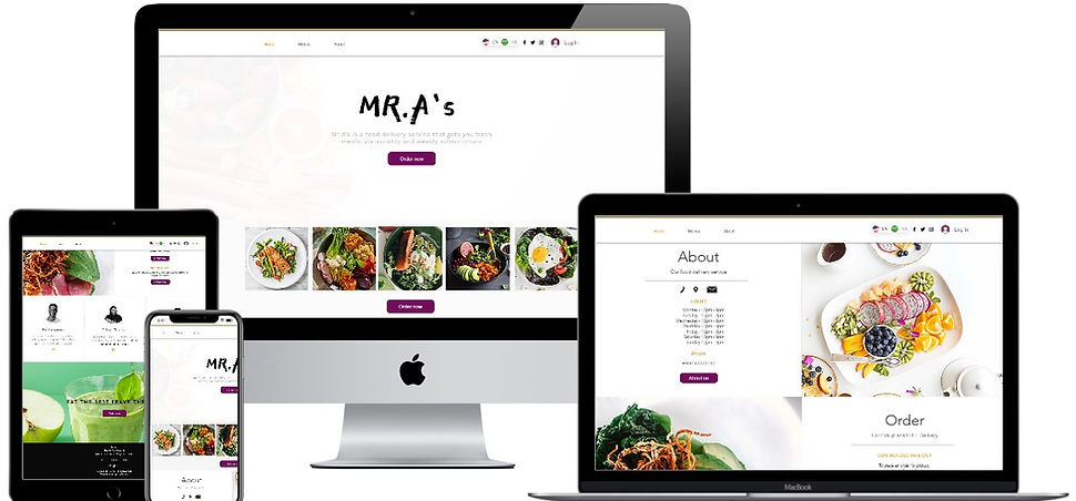 Food delivery website in Saudi Arabia de
