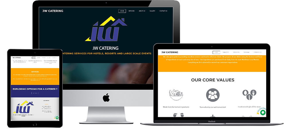 Treewares makes JW Catering Website