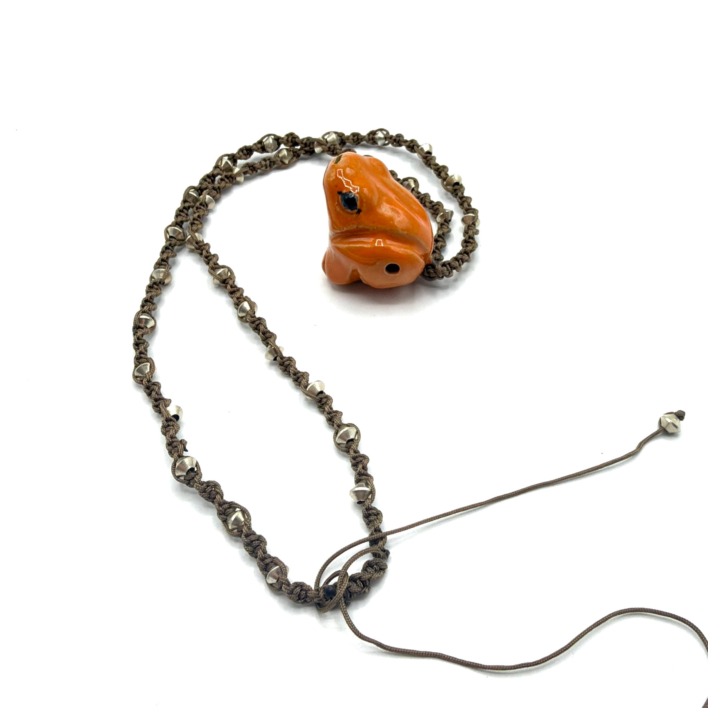 Frog Whistle Pendant (Orange)