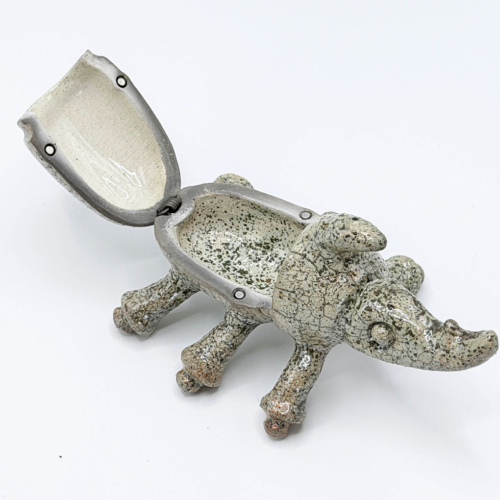 Thumbnail: Raku Luster Rhino Box