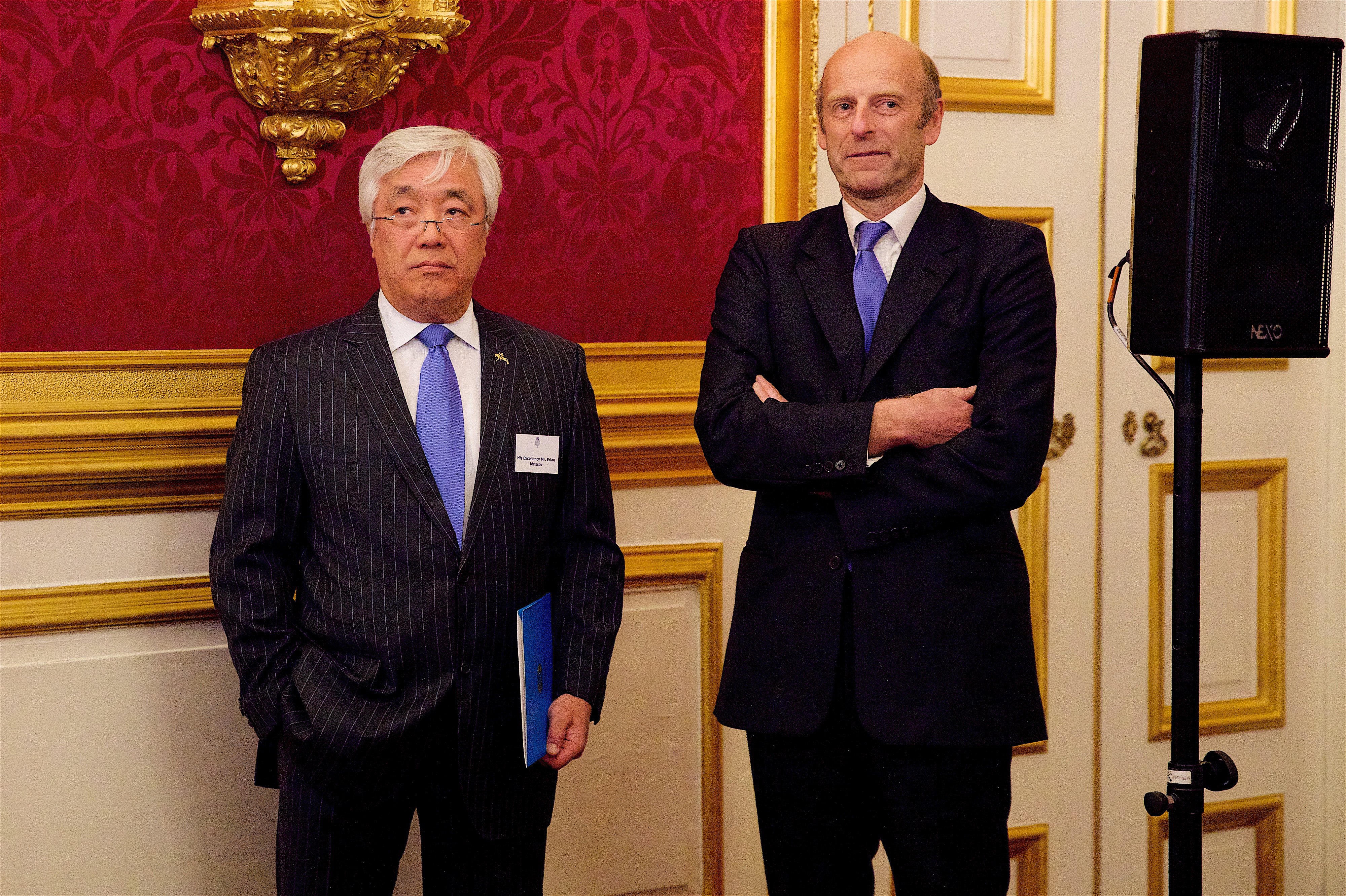 HE Erlan Idrissov and Rupert Goodman