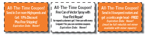 Coupon Highspeeds Discount Free Shipping Vector Spray Repair Contra Angle Head