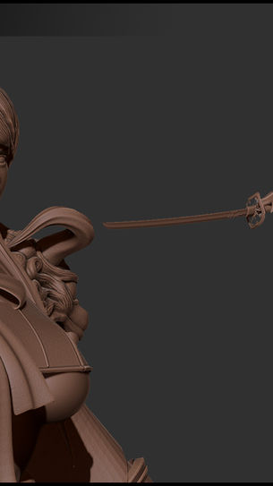 [수정]_동양무사[zbrush,3dmax]