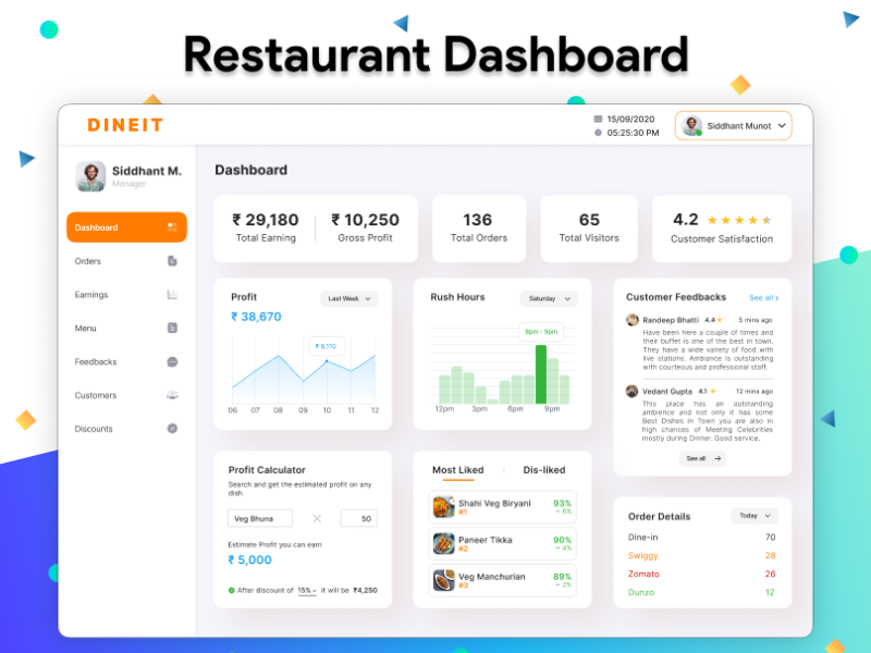 backend dashboard
