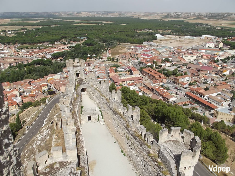 Vistas desde el Castillo de Peñafiel.