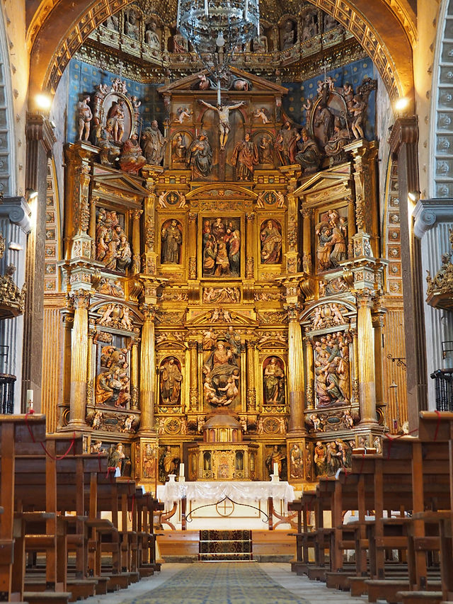 Retablo mayor de la iglesia de Santa María de Alaejos