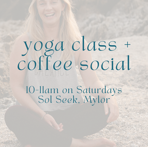 social yoga and coffee in falmouth