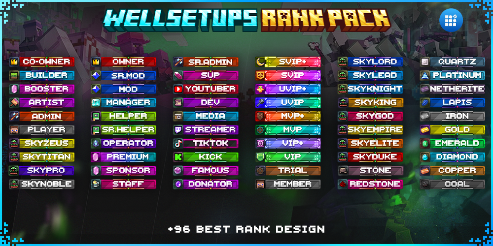 Prime Rank Pack