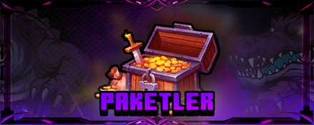 Treasure chest overflowing with gold coins and sword.