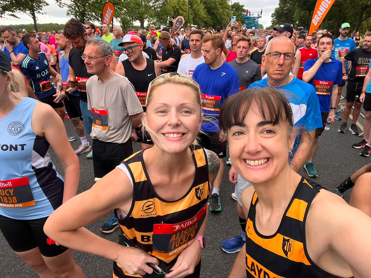 Blaydon Harriers at the Great North 10K