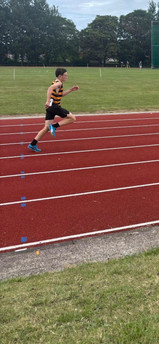 Blaydon athletes in action at NEYDL