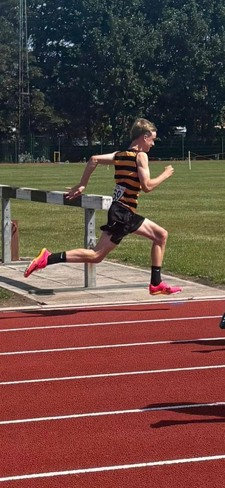 Blaydon athletes in action at NEYDL